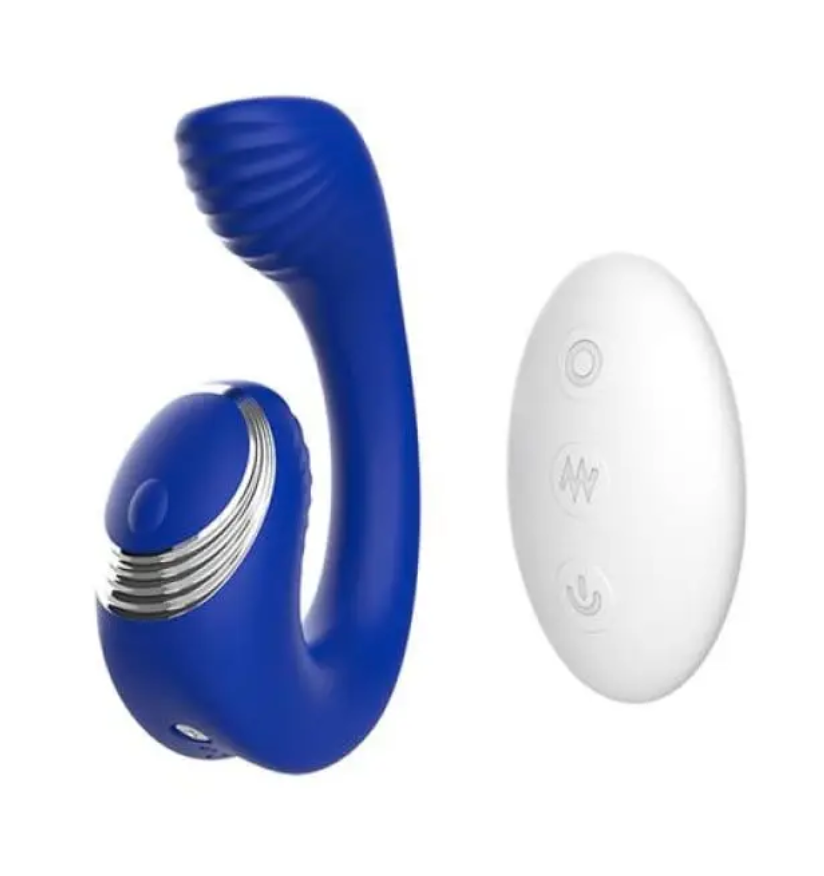 Вібратор для пар з пультом дистанційного керування Chisa Lust Ripple Meteor, фото 1