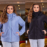 Жіноча куртка 48-50, 52-54, 56-58, 60-62 чорна, червона, рожева ,мор хвиля , біла, трава,