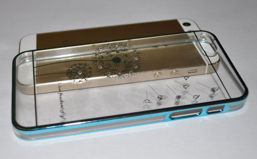 Чехол-бампер Flower Blue для Apple iPhone 5/5s