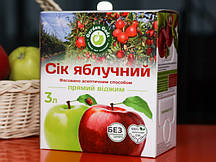 Сік яблучний, 3 л