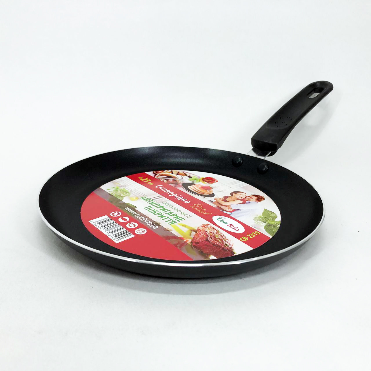Глубокая сковорода для кухни Con Brio СВ-2319 23 см, Сковородка AU-997 ...