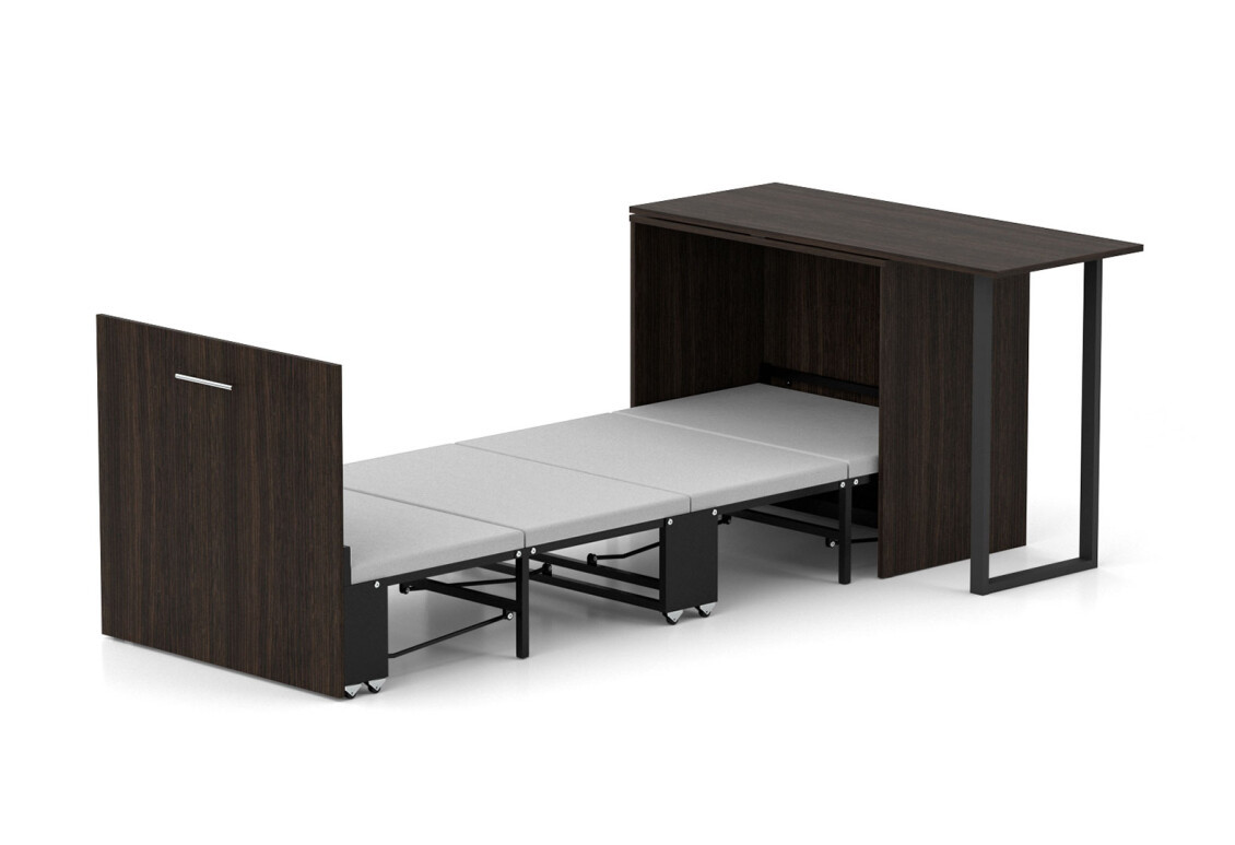 Кровать-трансформер + Письменный стол + Комод Sirim-D (3 в 1) / (Венге ...