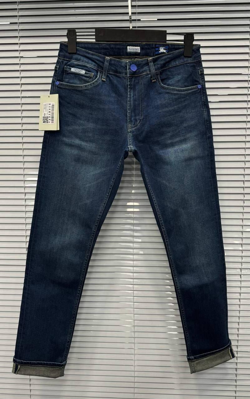 Чоловічі джинси Burberry CK8315 темно-сині, фото 1