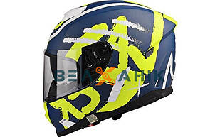 Шолом (інтеграл) LAZER RAFALE Street Navy Blue Yellow [XS]