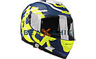 Шолом (інтеграл) LAZER RAFALE Street Navy Blue Yellow [XS], фото 2