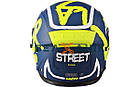 Шолом (інтеграл) LAZER RAFALE Street Navy Blue Yellow [XS], фото 3