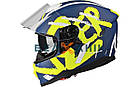 Шолом (інтеграл) LAZER RAFALE Street Navy Blue Yellow [XS], фото 5