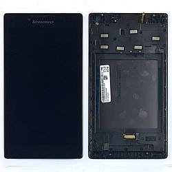 Дисплей (екран) Lenovo Tab 2 7.0" A7-30 A7-30HC A7-30DC A7-30F з тачскріном (Оригінал із передньою панеллю)
