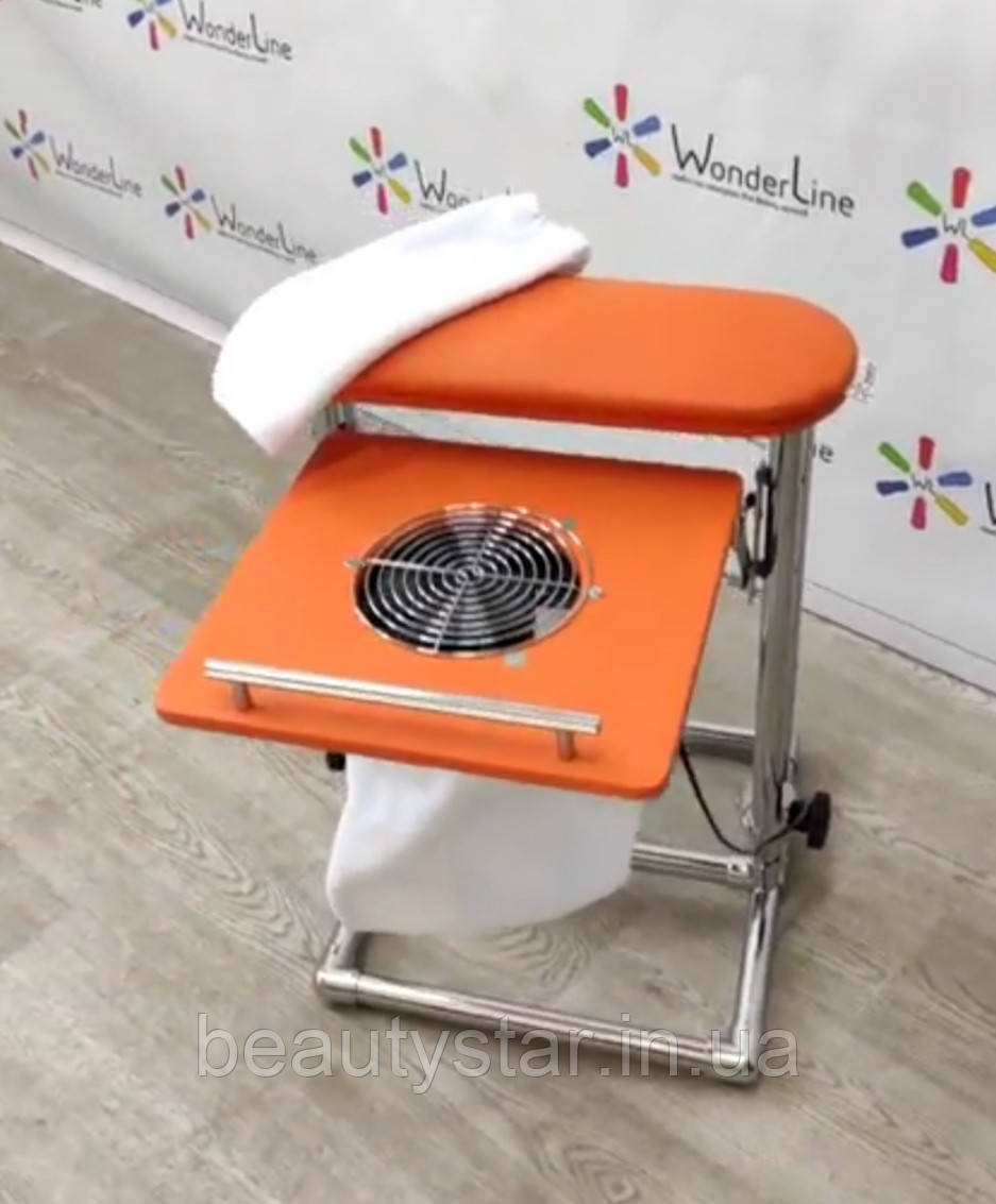 Підставка для педикюру з витяжкою педикюрна підніжка Tertio 2 з витяжкою, фото 1