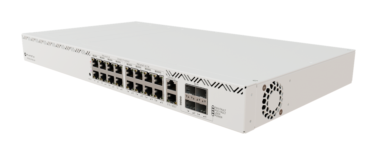 Комутатор керований MikroTik CloudRouterSwitch (CRS320-8P-8B-4S+RM)