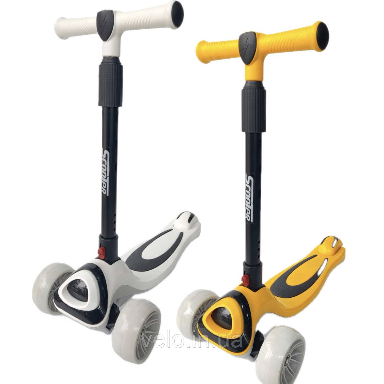 Дитячий самокат Scooter Light, фірмовий самокат, дитячий самокат, самокат для дитини, якісний самокат