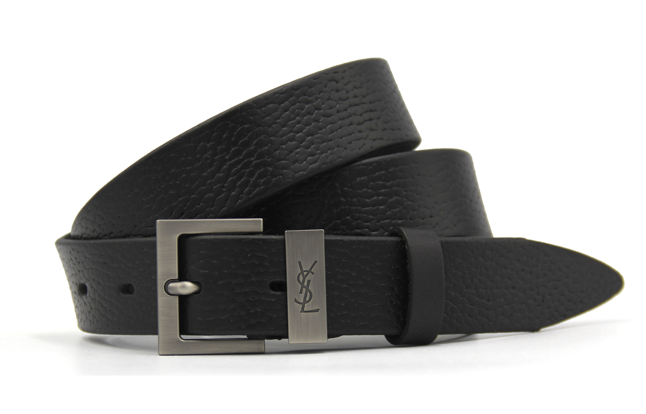 Ремінь жіночий YVES SAINT LAURENT шкіряний 3 см
