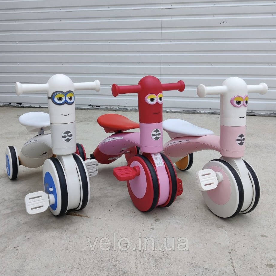 Дитячий біговел-велосипед Minion, фірмовий біговел, біговел для дитини, для дитини