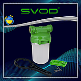 Корпус магістрального фільтра 5" для холодної води з латунною різьбою 3/4" SVOD, фото 3