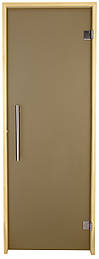 Двері для лазні та сауни Tesli Steel Sateen RS 1900 x 700