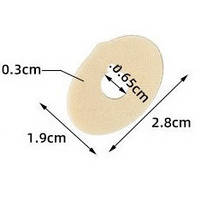 Самоклеючі захисні шайби від мозолів овальна форма 1 пластина 15шт. Захисні пластирі від мозолів., фото 2