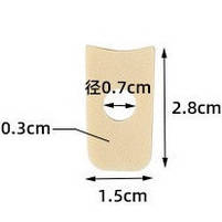 Захист від мозолів та натирань (пластирі-шайби) трапецієподібні. Самоклеючі захисні шайби від мозолів, фото 2