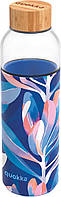 Пляшка для води Quokka Midnight Leaves 660 мл (40012)