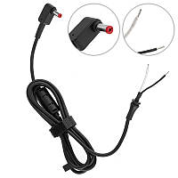 Оригінальний DC кабель живлення для БЖ ACER 120-180W 5.5x1.7мм, 2 дроти (2x1мм), L-штекер (від БЖ до ноутбуку)