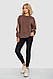 Світшот жіночий, колір коричневий, 102R445-2 S-M, фото 2