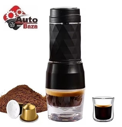 Кавоварка Espresso 120 мл Портативна кавова машина Cafelffe працює з капсулами, меленою кавою для дому офісу Portable Coffee Maker