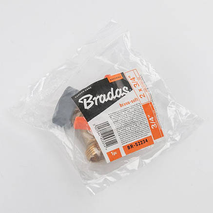 Розподільник з 2 кранами 3/4", BRASS SOFT, BR-S2234, фото 2