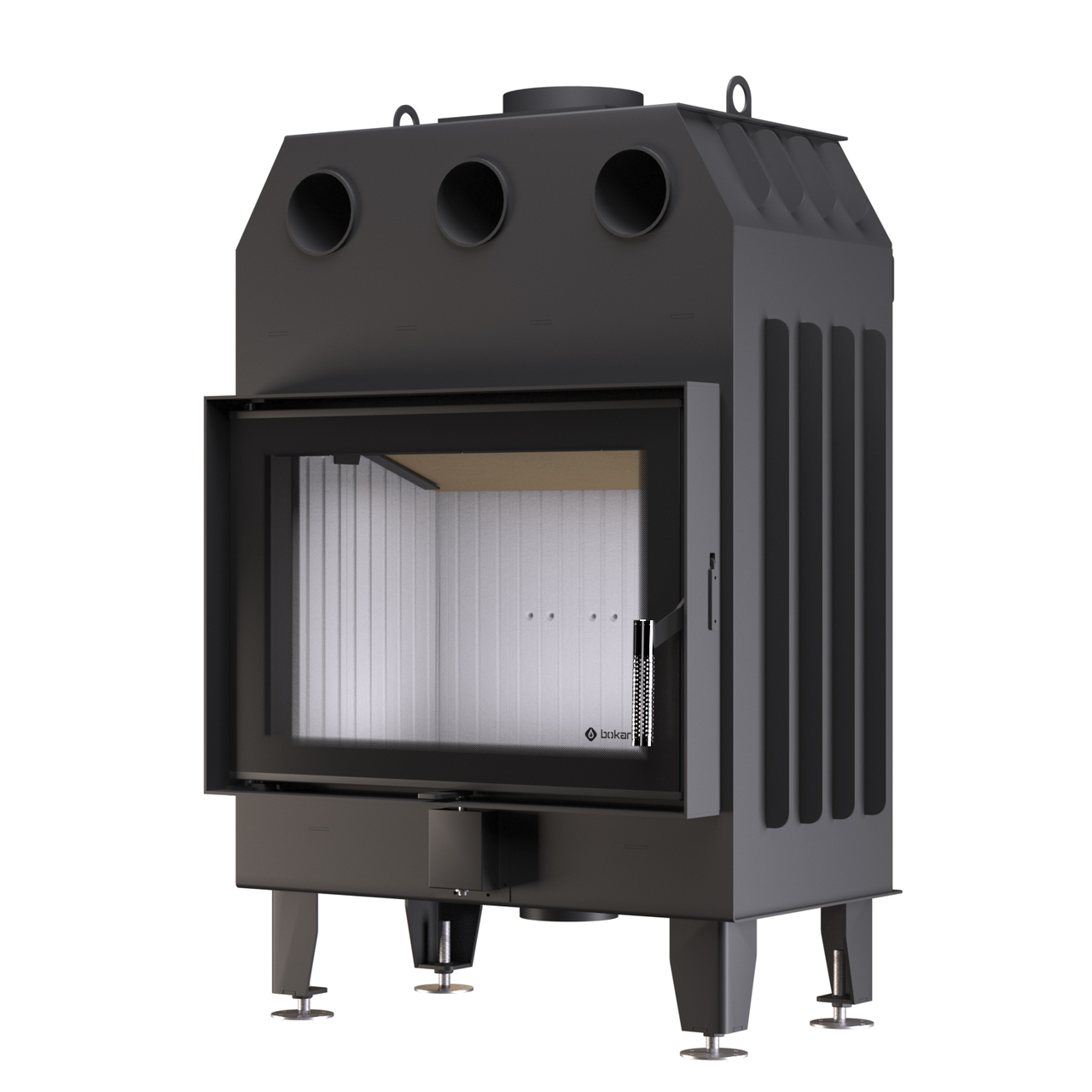 Каминная топка BOKAR 7050 (15,2 кв) white ceramatex, фото 1