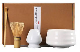 Набор White4 550 ml. Білий для приготування матчі #66