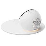 БЗП WIWU Wi-W017 15W Wireless Charger+Digital Alarm+Bluetooth Speaker, фото 4