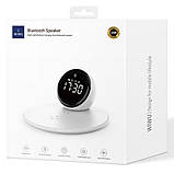 БЗП WIWU Wi-W017 15W Wireless Charger+Digital Alarm+Bluetooth Speaker, фото 6