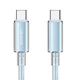 Дата кабель USAMS US-SJ660 Type-C to Type-C PD100W Cloud Series (1.2m), фото 3