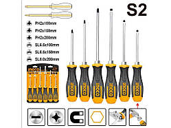 Набір ударних викруток 6шт INDUSTRIAL ТМ INGCO