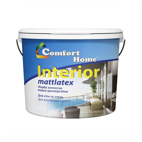 Фарба для стін та стель Comfort INTERIOR MATTLATEX 6.3 кг