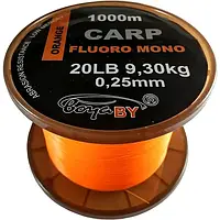 Волосінь Carp Fluoro Mono Orange 1000m 0.25мм 9.3кг