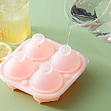 Силіконова форма для льоду 3D Троянди, 4 шт, фото 6