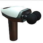 Масажний пістолет для м'язів подвійний з дисплеєм, USB-зарядка mp 921 Білий, фото 3