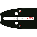 Пильна шина Husqvarna X-Force 15"/38 см, 0.325", 1.5 мм, SM, SN, 64DL (5820869-64), фото 2