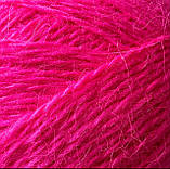 Avanti Yarn ANGORA 50 (Аванті Ярн Ангора 50) № F60 фуксія (Пряжа ангора, нитки для в'язання), фото 3