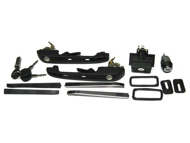 VW Golf II 83-92 комплект замків + комплект ручок арт DA-13927