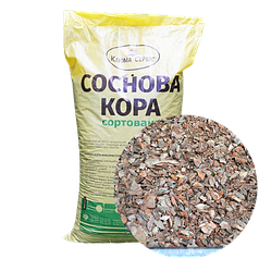 Соснова кора мульча 0-10 мм у мішку 40 л