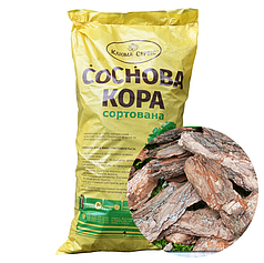 Соснова кора велика 60-100 мм мішок 40 л
