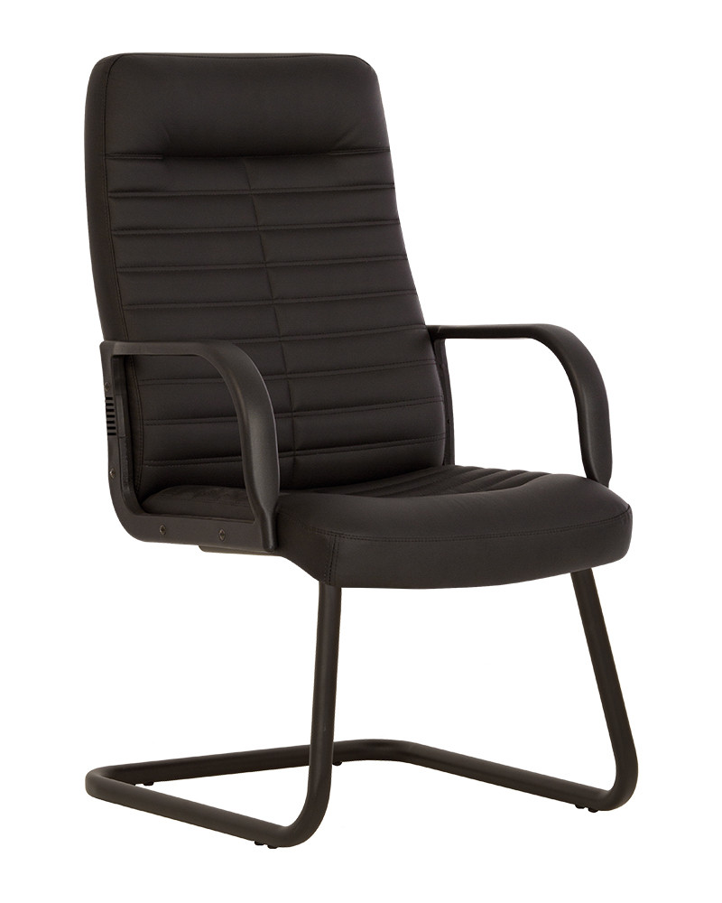 Крісло офісне Orman KD CF black eco-30 чорна (Новий Стиль ТМ)
