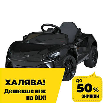 Дитячий електромобіль (пульт 2,4G, 4 мотори 25W, 12V10Ah, EVA, світло) Bambi M 5030EBLR-2 Чорний