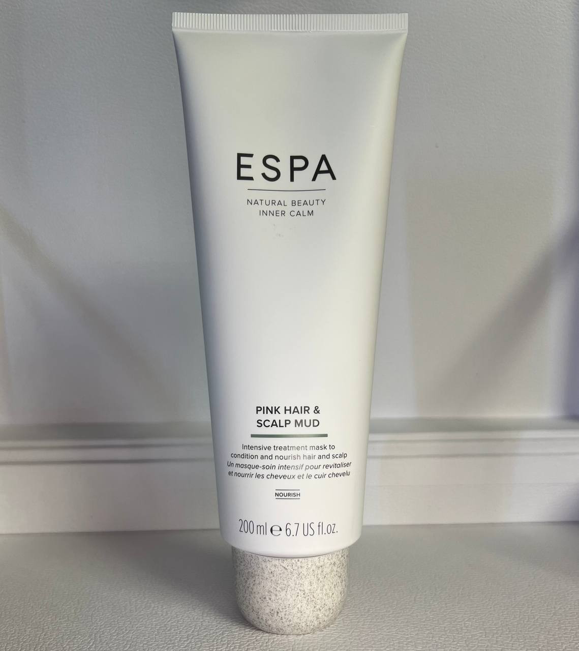 Маска для волосся і шкіри голови Espa Pink Hair and Scalp Mud 200 мл зміцнююча, живильне