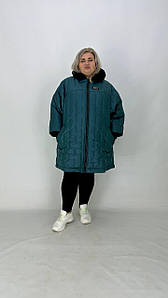 Демісезонна курточка вільного крою "Вінтер" (плащівка+синтепон) 66-68 70-72 74-76