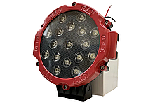 Світлодіодна LED-фара 51 Вт (світлодіоди 3W x17шт) (червоний корпус), фото 3