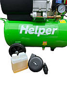Компресор масляний 24л 1.8 кВт 215 л/хв Helper HPAC-24L, фото 6