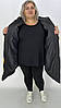 Демісезонна курточка вільного крою "Вінтер" (плащівка+синтепон) 66-68 74-76, фото 7