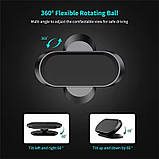 Автомобільний тримач, магнітний під телефон JK023, чорний, фото 3