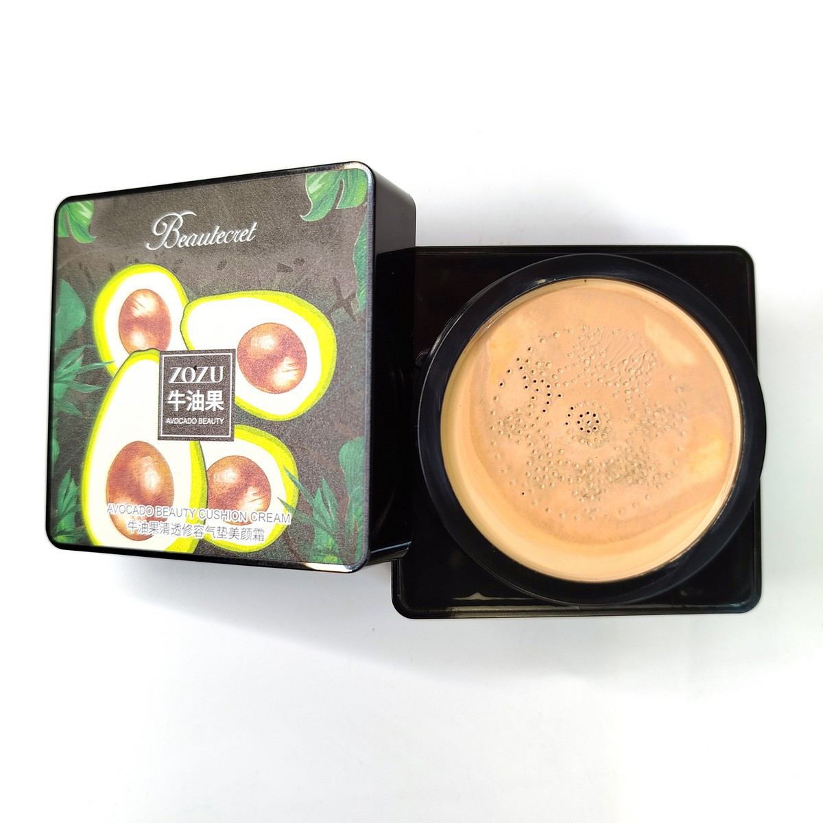 Кушон на основі екстракту авокадо Zozu Avocado Beauty Cream Cushion #1 (Natural), 20 г, фото 1